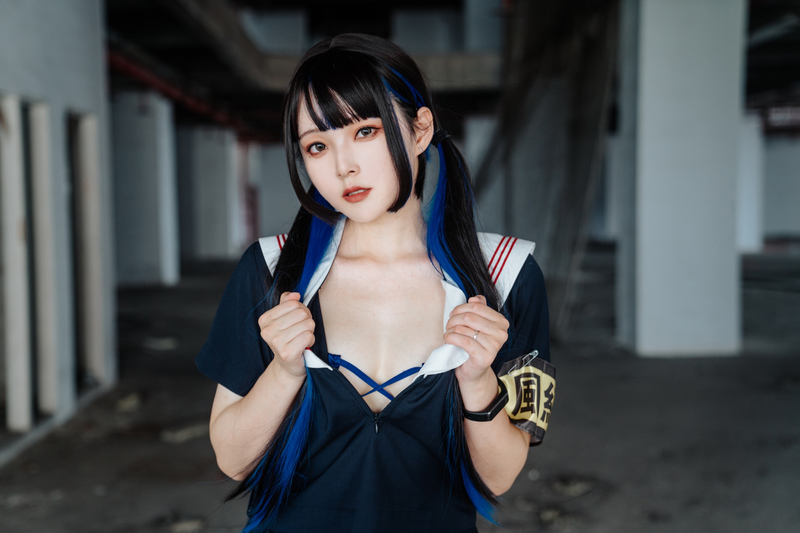 图片[1]-Natsuko夏夏子 – NO.056  废墟风纪委员[46P]-XikXak